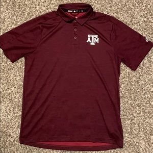 Texas A&M Adidas Polo Size - L #TAMU